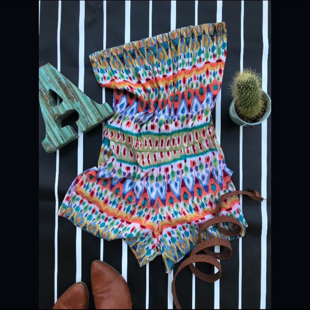 Strapless Romper